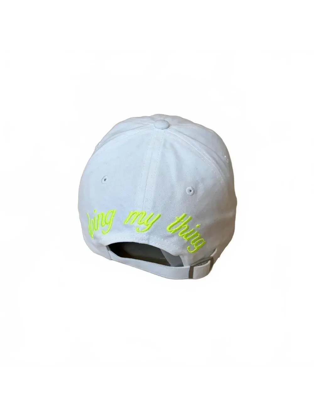 Victoria's Secret Pink Hat Baseball Cap Doing My Thing Adjustable Logo OS NWT